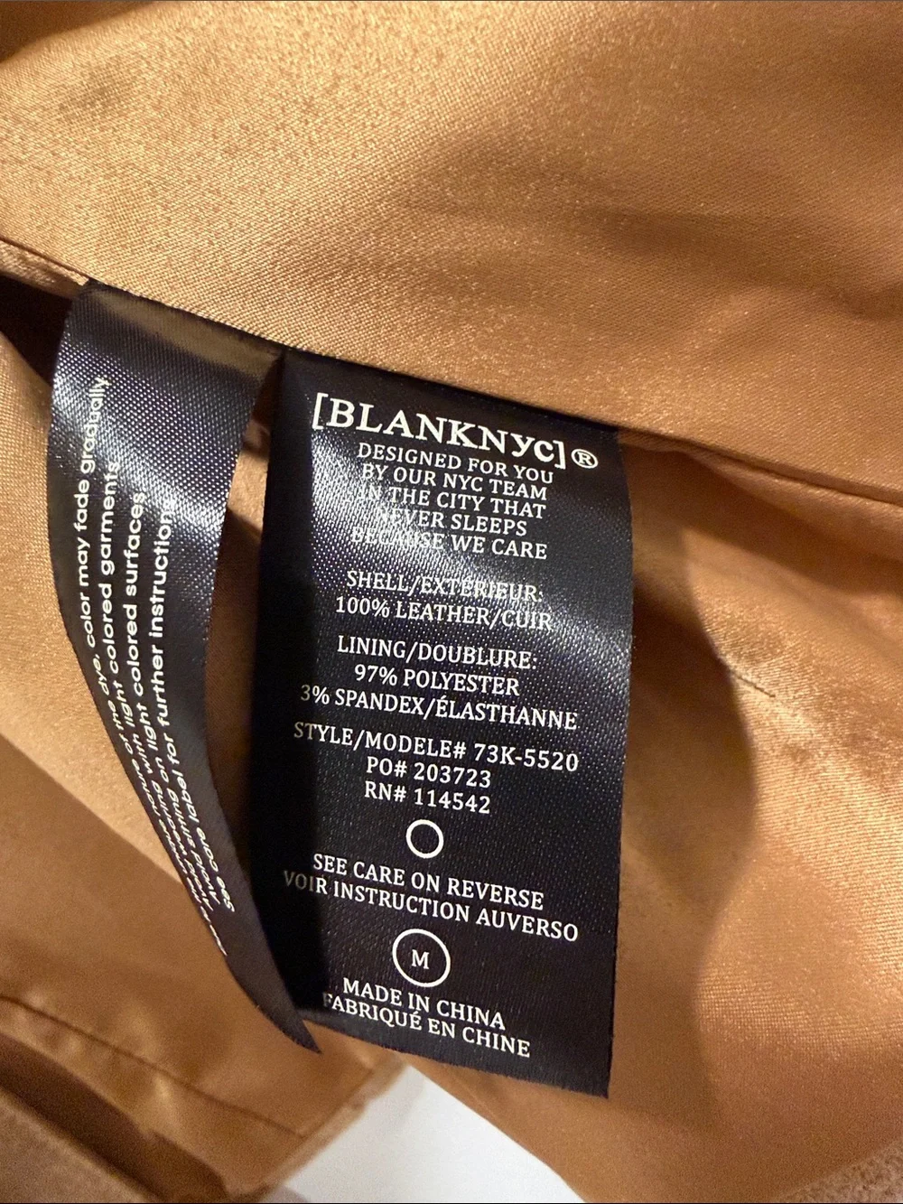 Blank NYC Beige Suede Crop Jacket